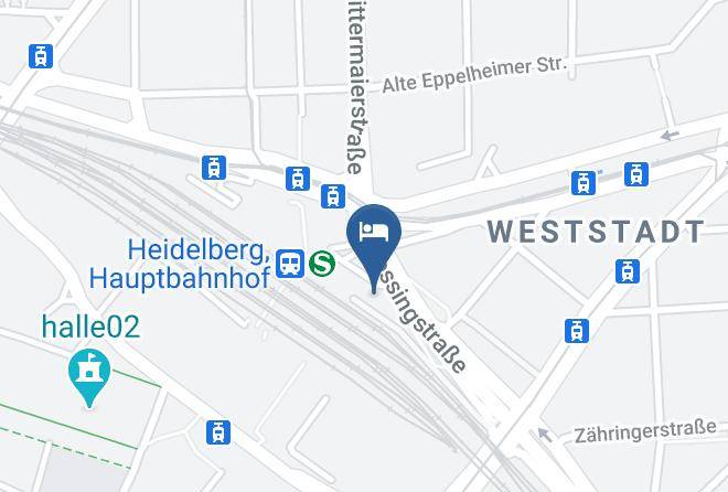 Heidelberg - Hotel Ibis Heidelberg Hauptbahnhof Maps