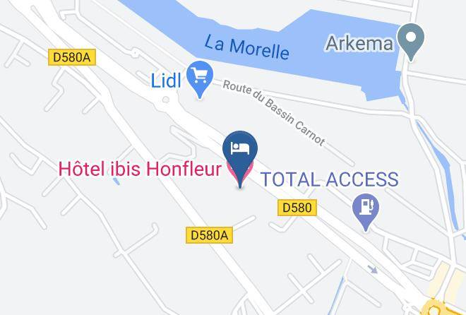 Calvados - Hotel Ibis Honfleur Maps