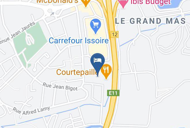 Ibis Issoire Map