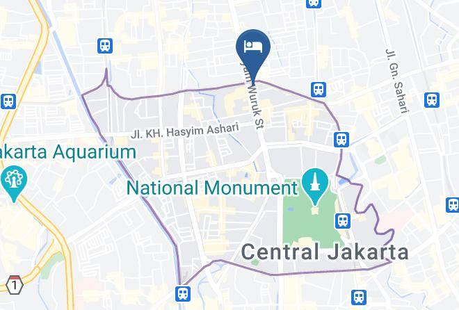 Central Jakarta - Hotel Ibis Jakarta Harmoni Maps