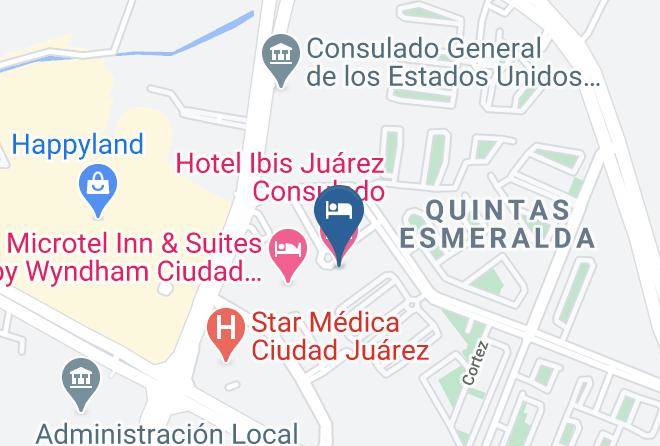 Juarez - Hotel Ibis Juarez Consulado Maps