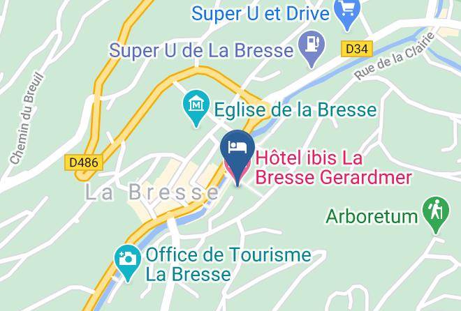 Hotel Ibis La Bresse Gerardmer Map
