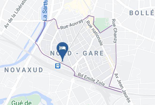 Sarthe - Ibis Le Mans Centre Gare Nord Maps