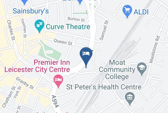 Leicester City - Hotel Ibis Leicester City Maps