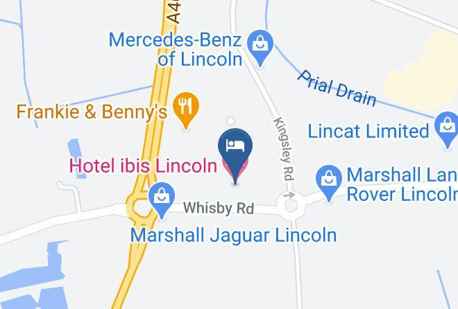 Lincs - Hotel Ibis Lincoln Maps