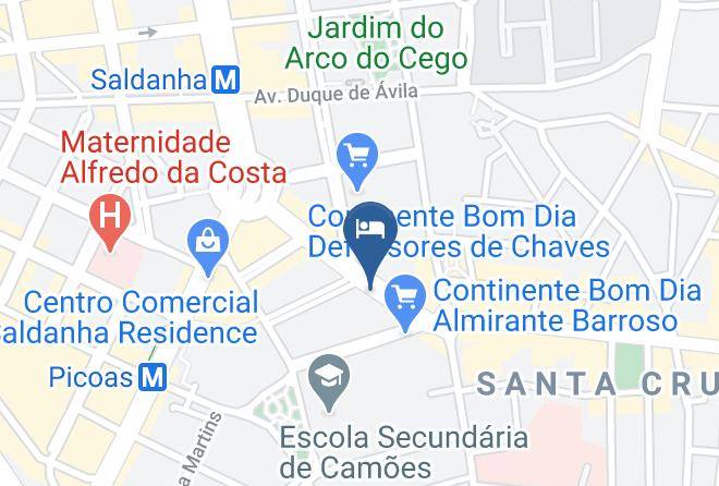 Lisbon - Hotel Ibis Lisboa Centro Saldanha Maps