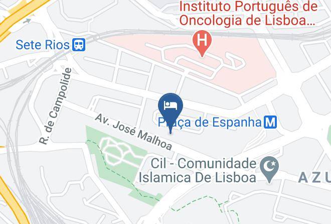 Lisbon - Ibis Lisboa Jose Malhoa Hotel Maps