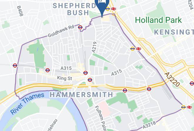 Ibis London Shepherds Bush Hammersmith Map