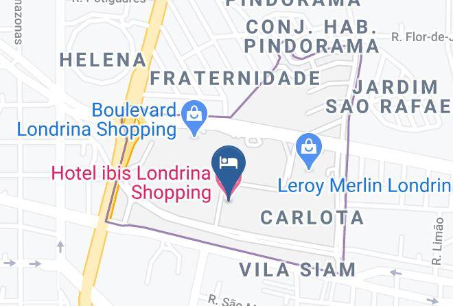 Londrina - Ibis Londrina Shopping Maps