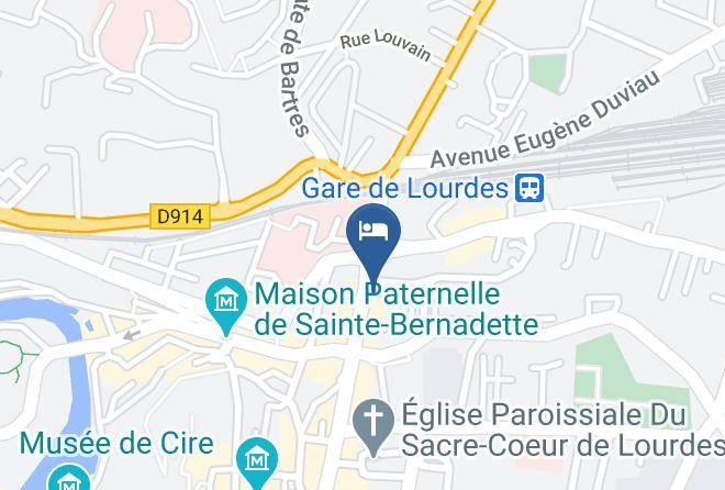 Hautes Pyrenees - Hotel Ibis Lourdes Centre Gare Maps