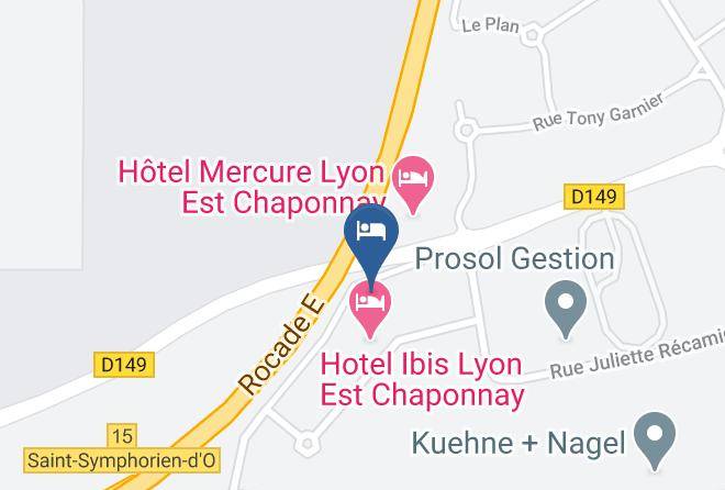 Rhone - Hotel Ibis Budget Lyon Est Chaponnay Maps