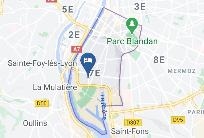 Rhone - Hotel Ibis Lyon Gerland Rue Merieux Maps