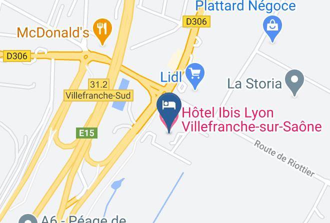Rhone - Hotel Ibis Lyon Villefranche Sur Saone Maps