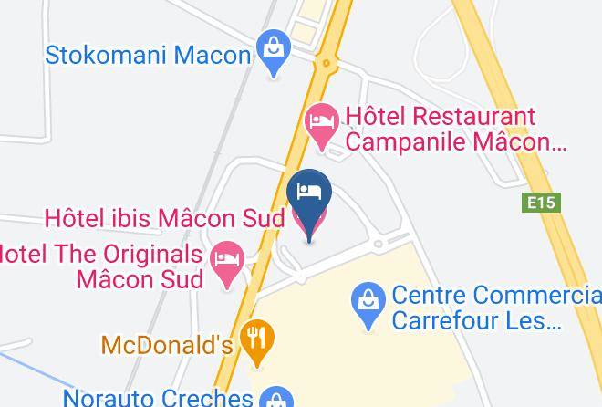 Saone Et Loire - Ibis Macon Sud Creches Hotel Maps
