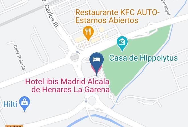 Madrid - Hotel Ibis Madrid Alcala De Henares La Garena Maps