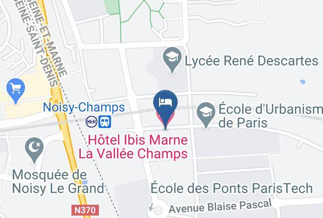 Seine Et Marne - Hotel Ibis Marne La Vallee Champs Maps