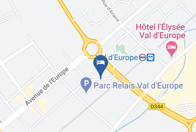 Seine Et Marne - Ibis Marne La Vallee Val D'europe Maps