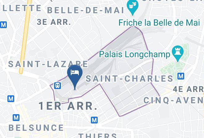Bouches Du Rhone - Hotel Ibis Marseille Gare Saint Charles Maps