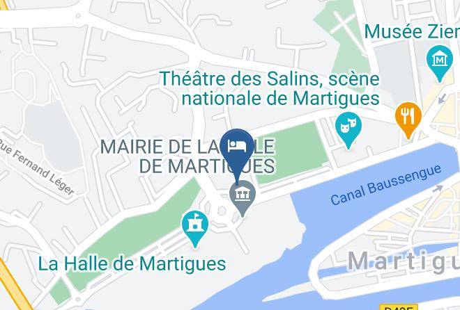 Bouches Du Rhone - Hotel Ibis Martigues Maps