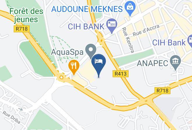 Meknes - Hotel Ibis Meknes Maps