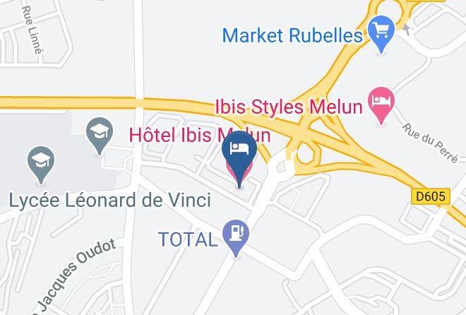 Seine Et Marne - Hotel Ibis Melun Maps