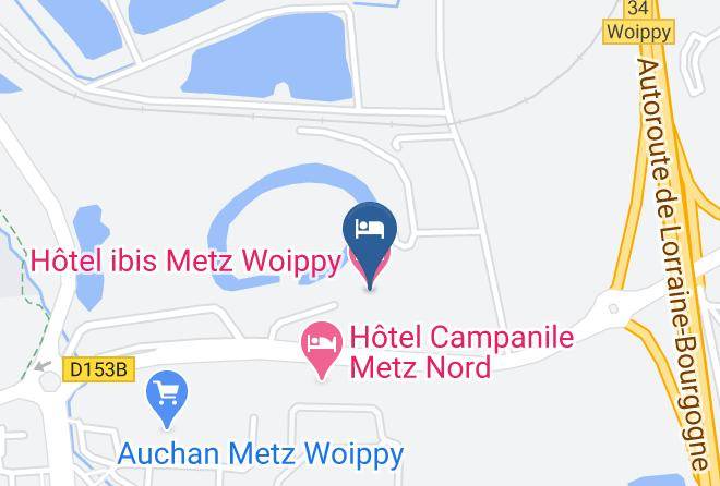 Hotel Ibis Metz Woippy Map