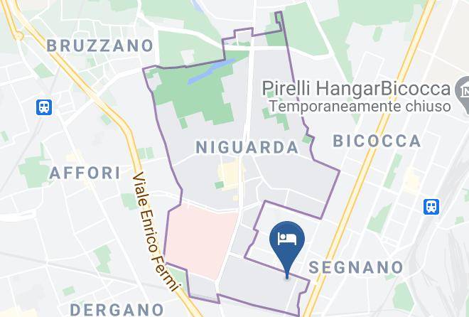 Milan - Ibis Milano Ca Granda Maps
