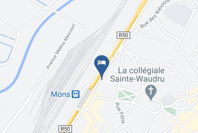 Hainaut - Ibis Mons Centre Gare Maps