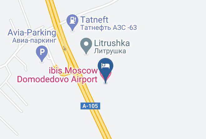 Ibis Moscow Domodedovo Airport Map