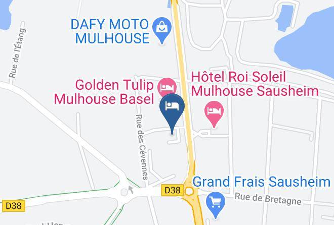 Haut Rhin - Ibis Mulhouse Ile Napoleon Maps