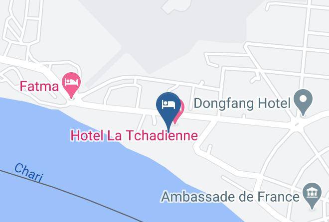 N Djamena - Hotel Ibis N'djamena La Tchadienne Maps