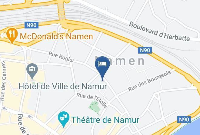 Namur - Ibis Namur Centre Maps