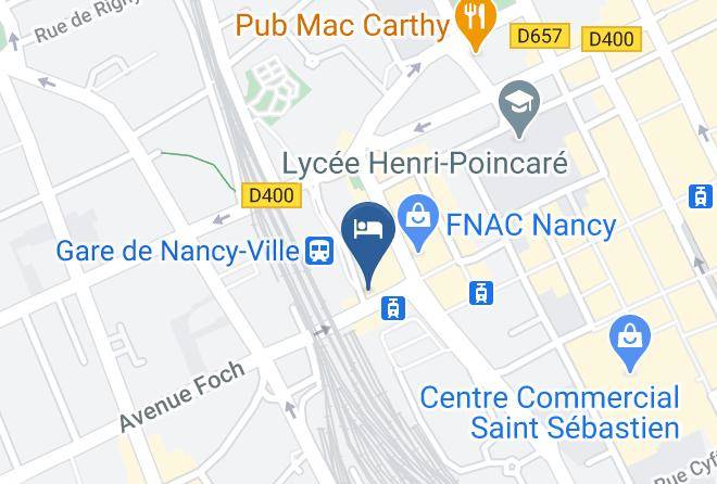 Meurthe Et Moselle - Hotel Ibis Nancy Centre Gare Et Congres Maps