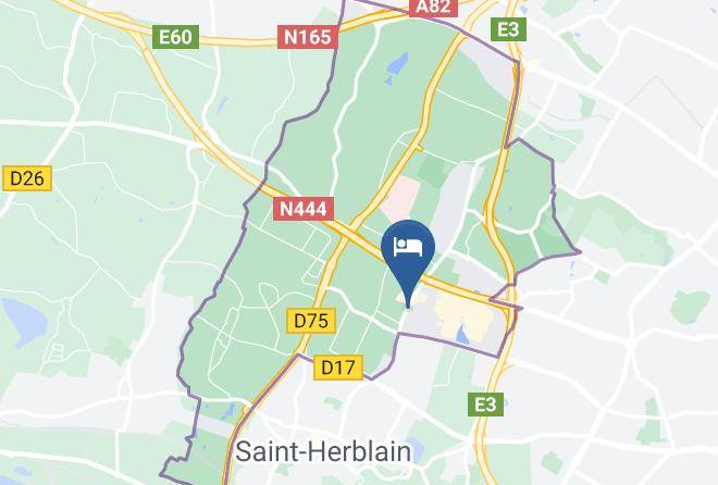 Hotel Restaurant Ibis Nantes Saint Herblain Map