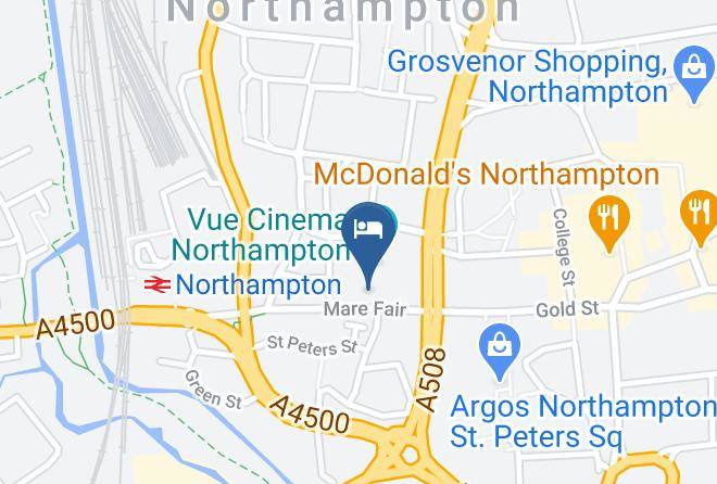 Northants - Ibis Northampton Centre Maps