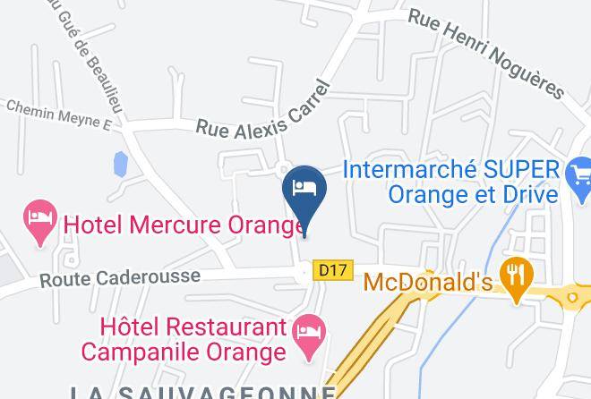 Vaucluse - Ibis Orange Centre Echangeur A7 A9 Hotel Maps