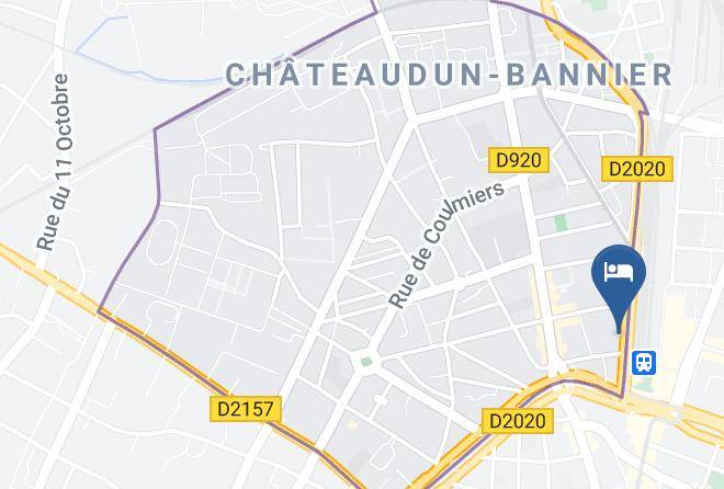 Loiret - Hotel Ibis Orleans Centre Gare Maps
