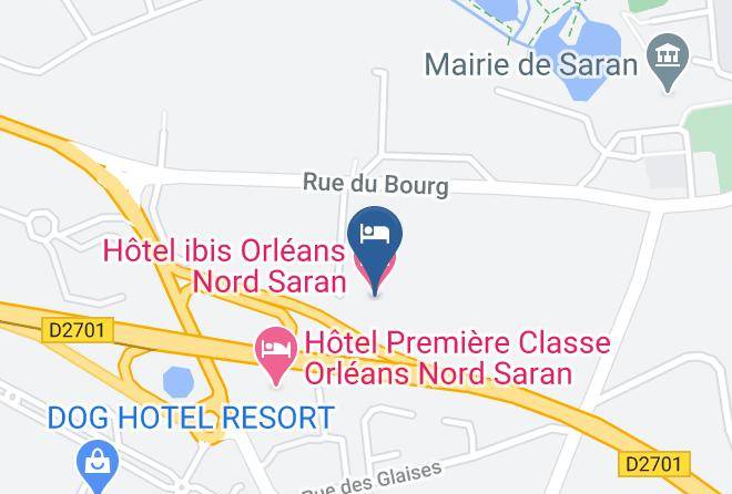 Loiret - B&B HOTEL Orleans Nord Saran Maps