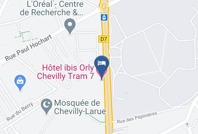 Val De Marne - Hotel Ibis Orly Chevilly Tram 7 Maps