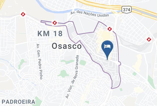 Hotel Ibis Osasco Map