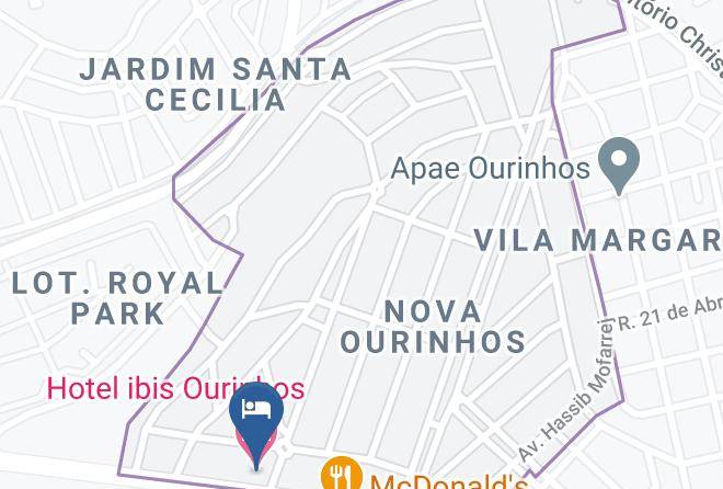 Ourinhos - Hotel Ibis Ourinhos Maps