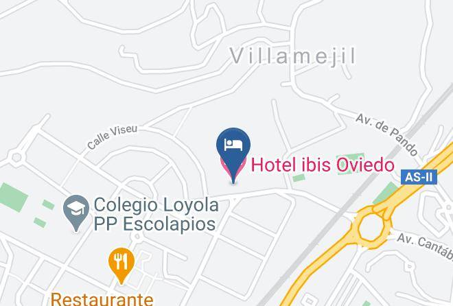 Asturias - Hotel Ibis Oviedo Maps