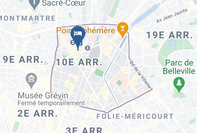 Paris - Hotel Ibis Paris Gare Du Nord Tgv Maps