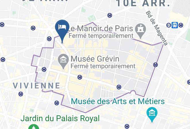 Paris - Hotel Ibis Paris Grands Boulevards Opera 9eme Maps