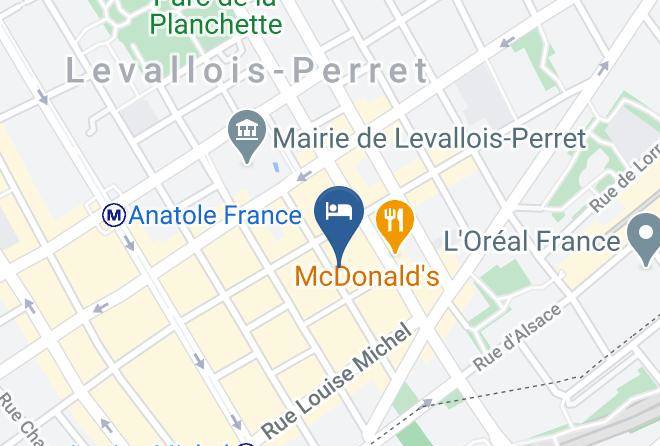 Hauts De Seine - Hotel Ibis Paris Levallois Perret Maps