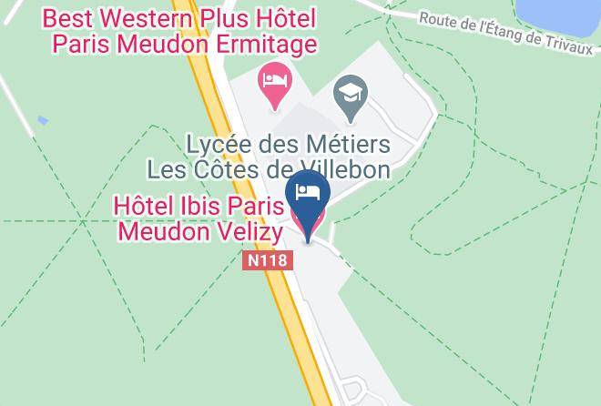 Hauts De Seine - Hotel Ibis Paris Meudon Velizy Maps