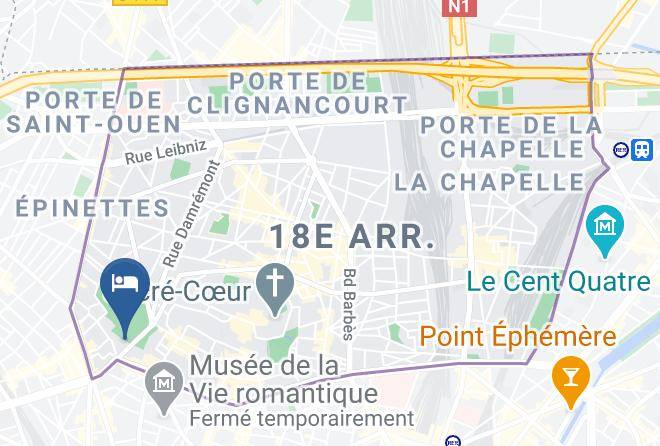 Paris - Ibis Paris Montmartre Sacre Coeur Maps
