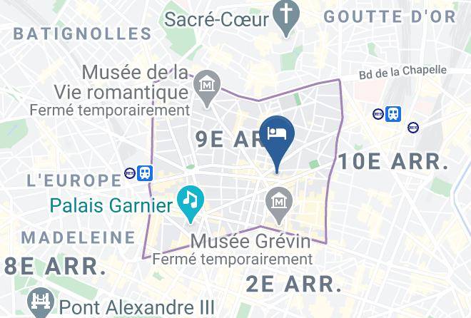 Paris - Hotel Ibis Paris Opera La Fayette Maps