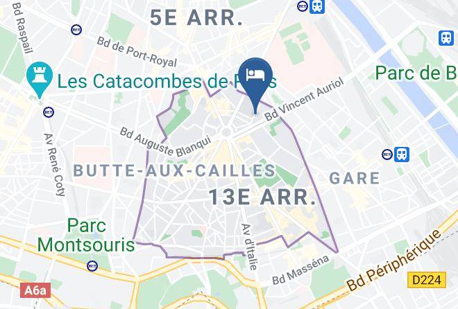 Paris - Ibis Paris Place D'italie 13eme Maps
