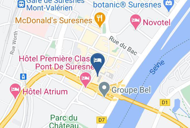 Hauts De Seine - Hotel Ibis Paris Pont De Suresnes Maps